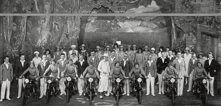 Stars of the show, Rudge in 1930