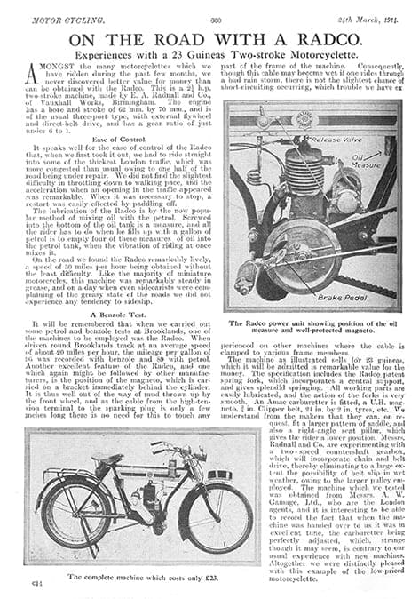 Radco 1914 - On the road. PDF Download