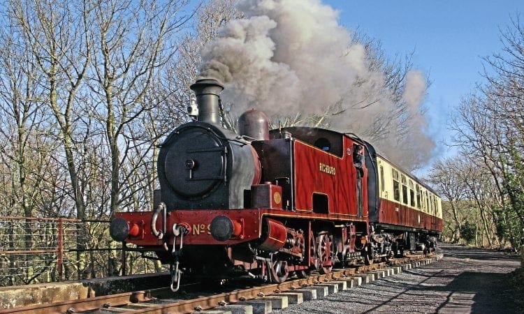 First steam over Cawledge Viaduct in preservation era