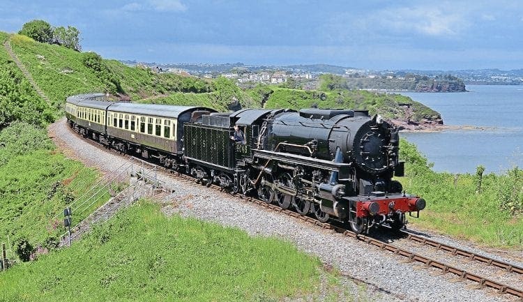 Churnet Valley’s ‘S160’ steps in to cover Dartmouth steam shortage