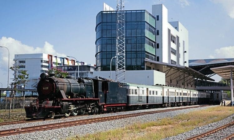 British-built traction remains active in Borneo on tourist trains