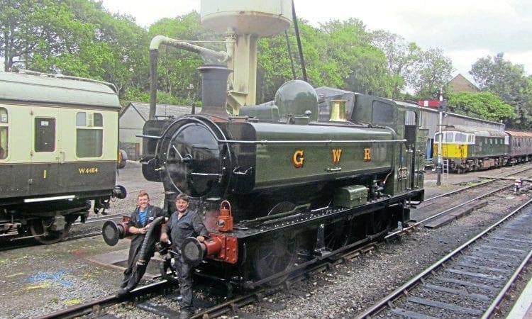 Pannier No. 4612 back in Bodmin & Wenford traffic