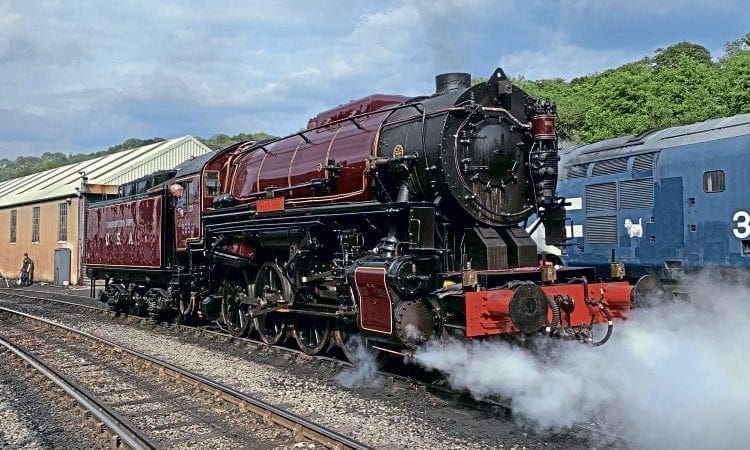 First moves for ‘S160’ at Grosmont