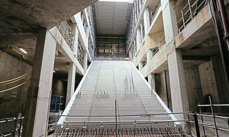 Roof topped out as Bank upgrade passes halfway stage