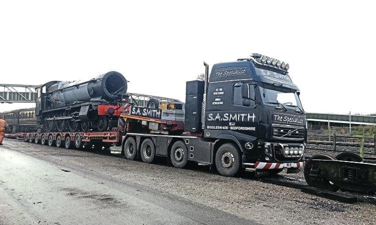Twin 4-6-0s for Quainton Road   as ‘Owsden’ moves from Swindon
