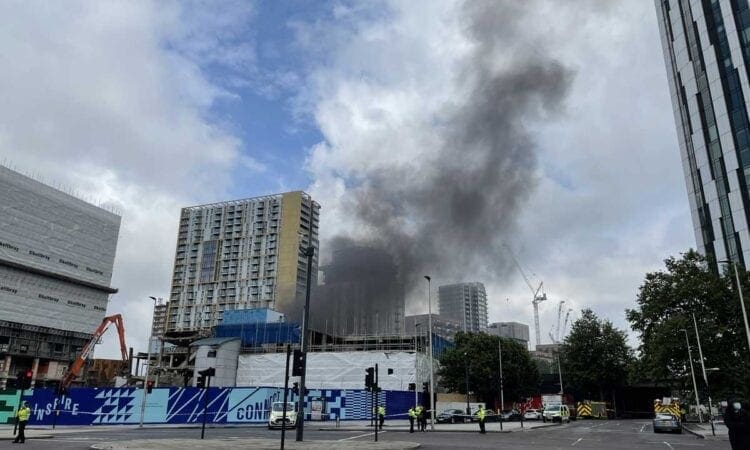 Elephant and Castle station reopens after huge fire