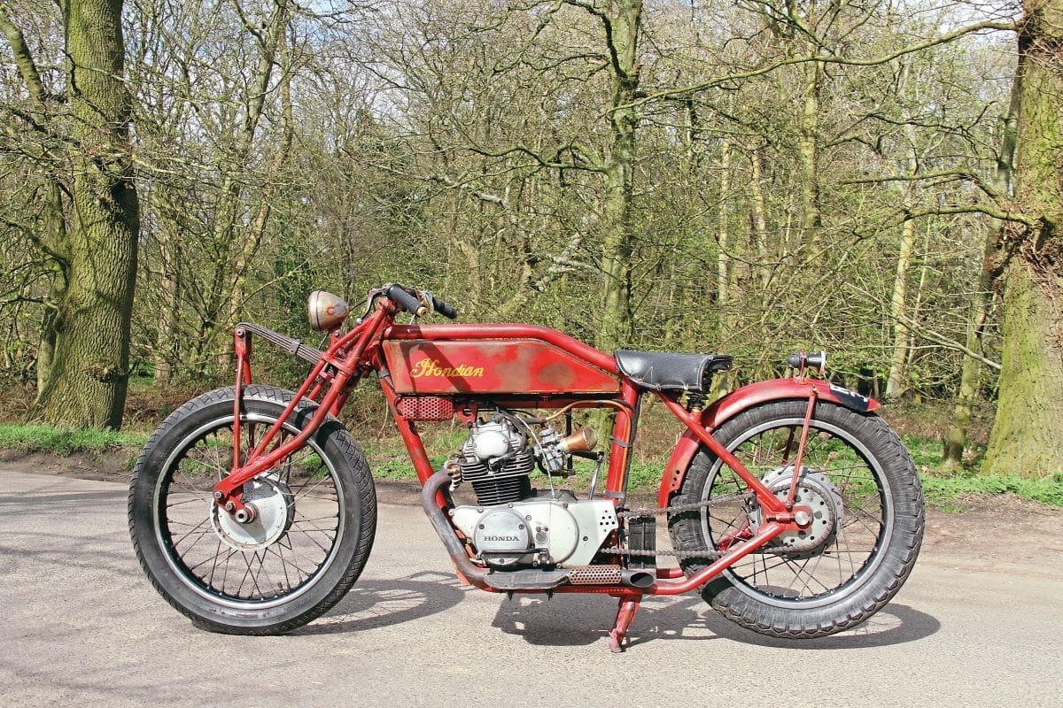 Hondian: Leaf-sprung Honda/Indian hybrid
