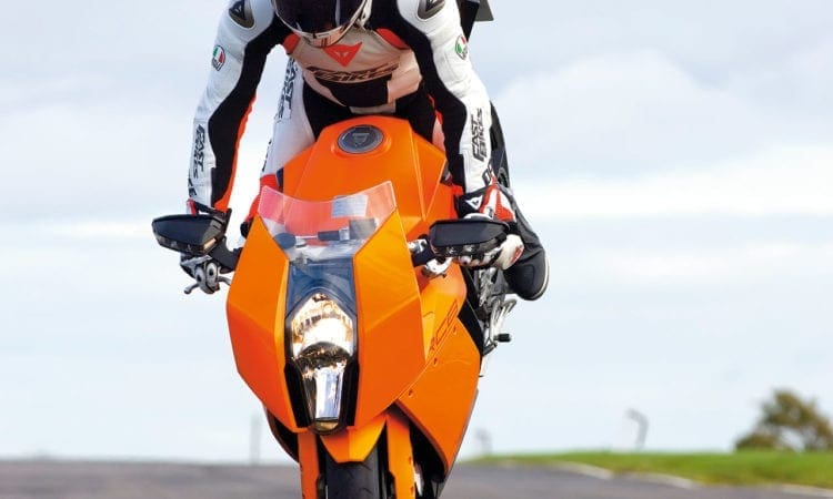 KTM RC8 Stoppie Wallpaper