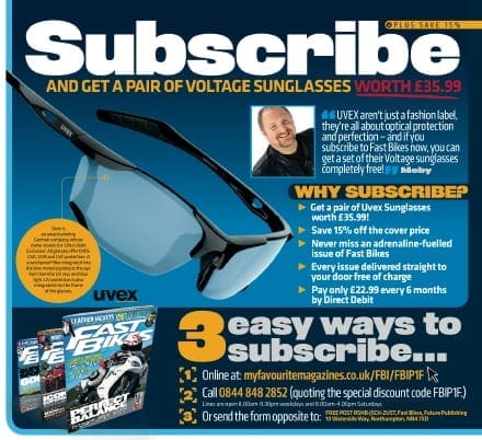 Subscribe – And Get Free UVEX Sunnies!