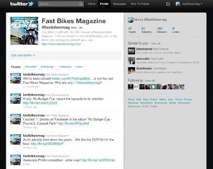 Join the Fast Bikes Twitterati