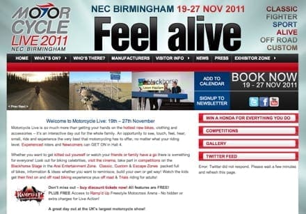 Motorcycle Live 19th-27th Nov