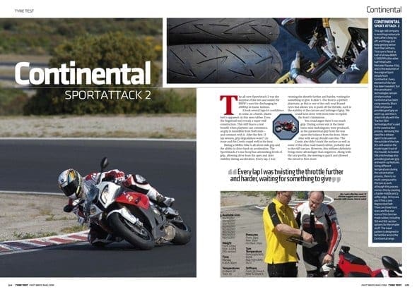 FREE Tyre Test Download – Continental SportAttack 2