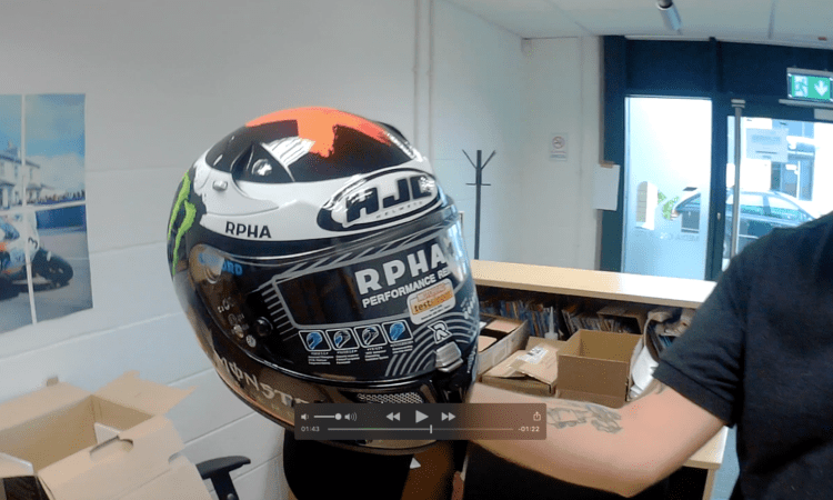 Win! A Signed HJC RPHA 10 Jorge Lorenzo Replica!