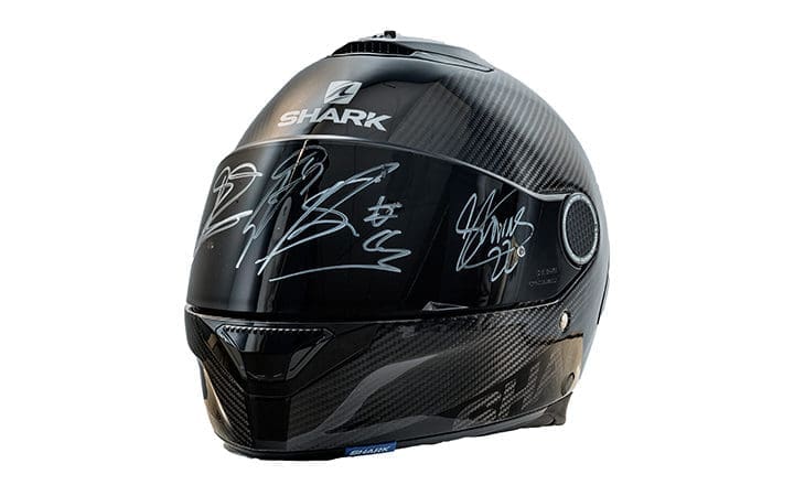 Win! A £369.99 Signed Shark Spartan Carbon DKA Helmet @ Motorcycle Live!