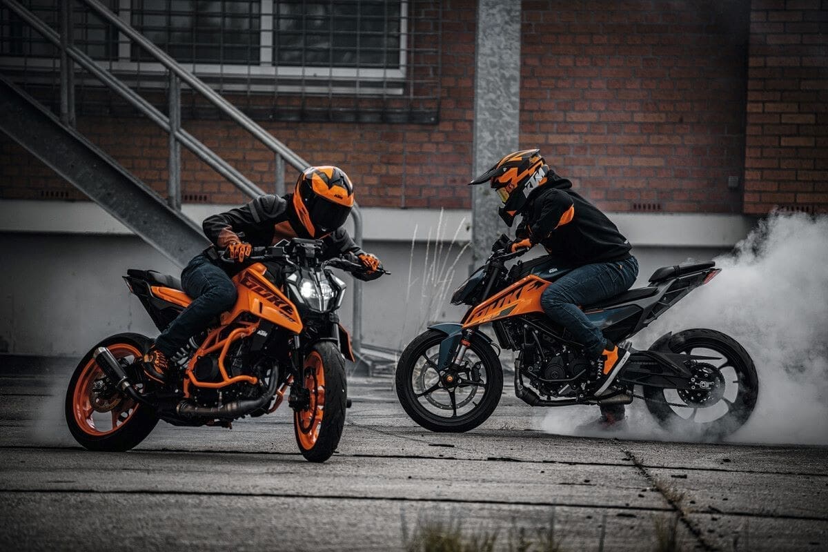 New single-cylinder KTM DUKE line-up for 2024 revealed