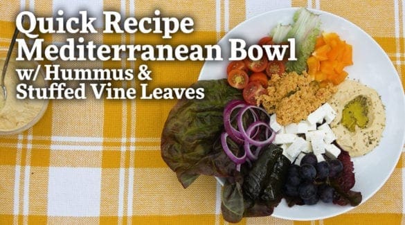 How to Make a Mediterranean Bowl