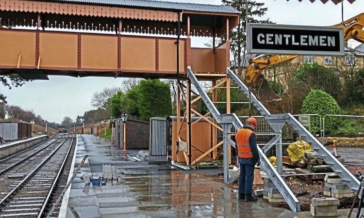 New Broadway footbridge taking shape at fast pace