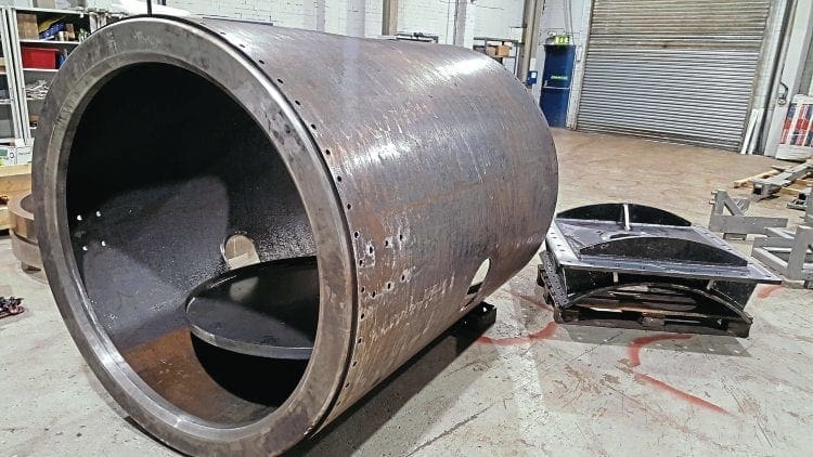 Smokebox completed for Hawksworth ‘County’
