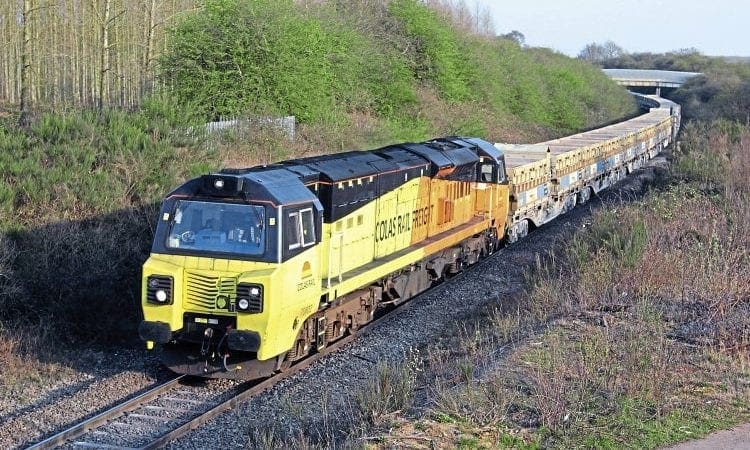 First Class 70 over Coalville branch