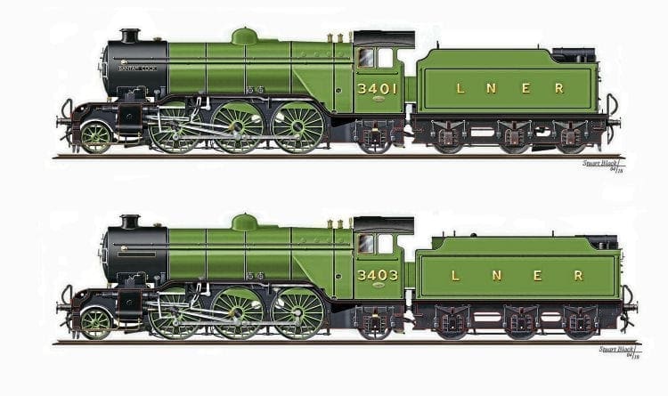 A1 trust reveals key design changes for new Gresley ‘V4’
