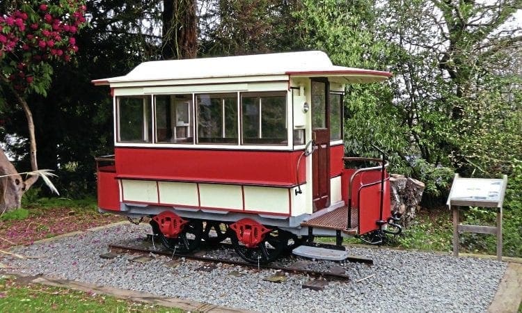 Pwllheli horse tram surviving the elements