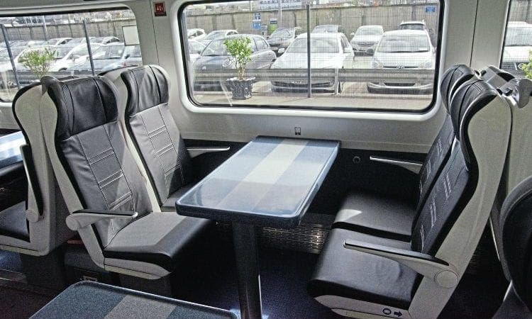 First refurbished IC railcar set brought into service by Irish Rail