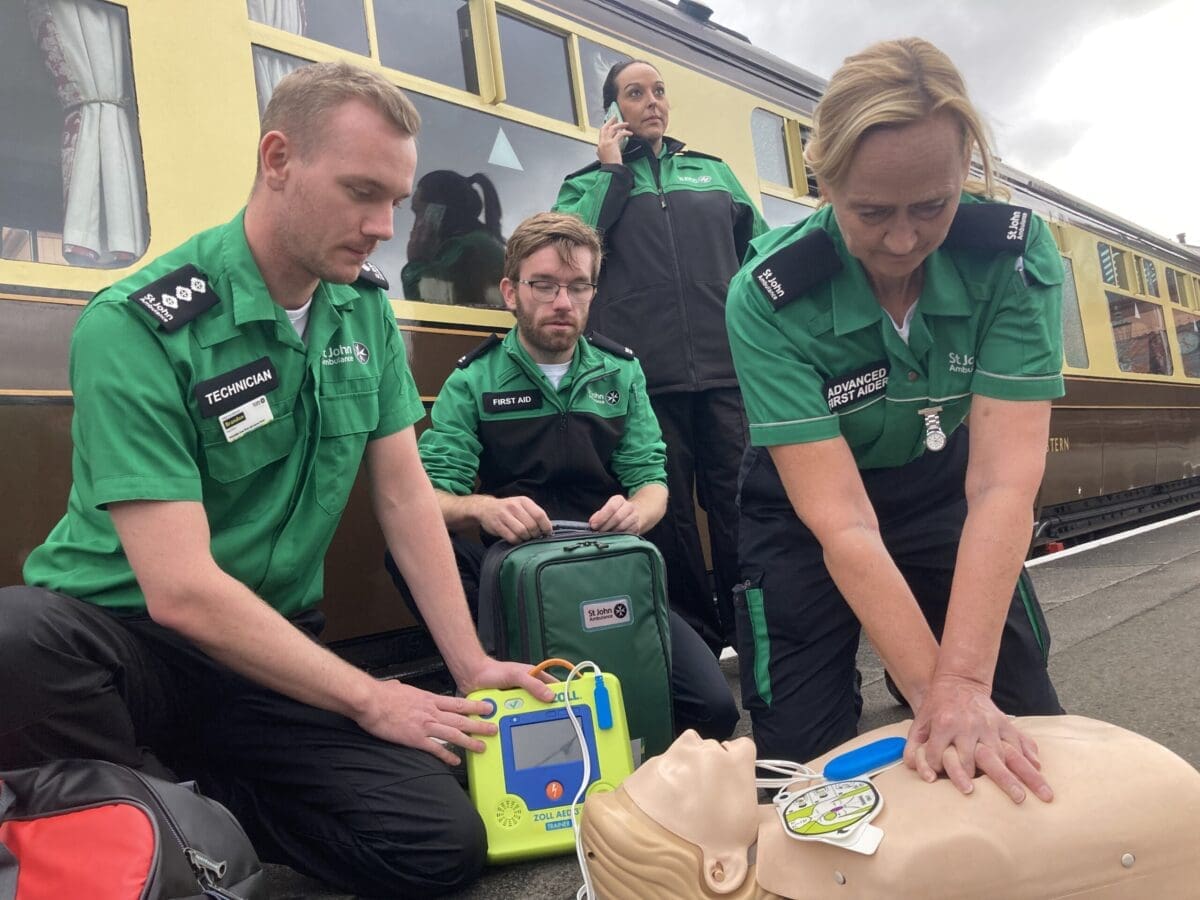 Learning to save lives at the Severn Valley Railway