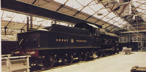 Visitors will first of all see engines in pieces and will then arrive at the finished product in the guise of celebrity 4073 Caerphilly Castle. The loco is situated over an engine pit and the public will be encouraged to walk underneath it. The railings to the steps at either end can be seen.