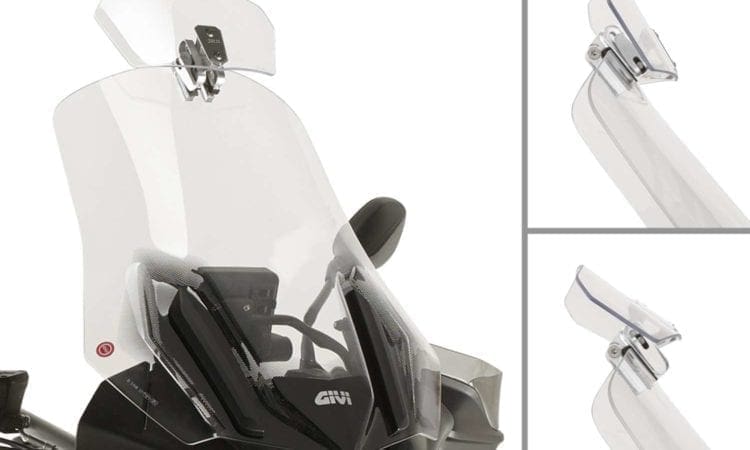 GIVI mountable spoiler for screens