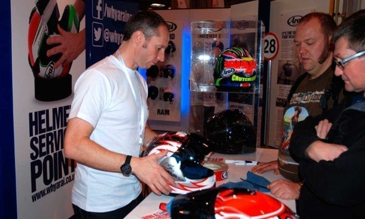 FREE Arai helmet service at the NEC Motorcycle Live 2014