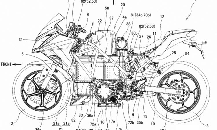 SECRET PLANS: Kawasaki’s BATTERY-powered Ninja 400.