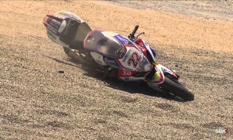Lowes crashes out of WSB again