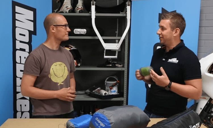 Video: Camping gear for motorcyclists: Part 3, Sleeping