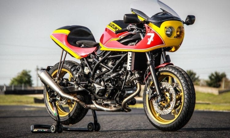 Photos: Awesome Barry Sheene tribute Suzuki SV650