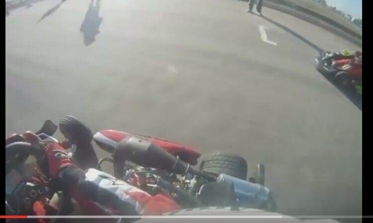 Video: AWESOME YZ125-powered go kart onboard footage (trust us)