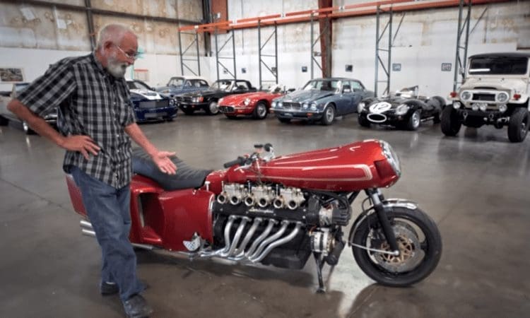 Video: Lamborghini Espada V12 powered motorcycle