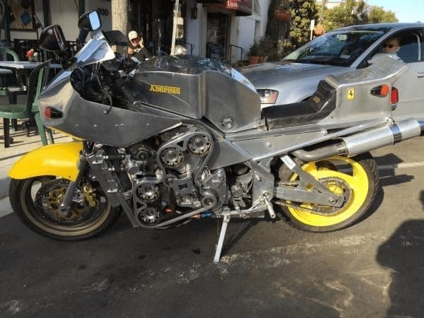 Ex-racer sells TT trophy to fund Ferrari-powered motorcycles!