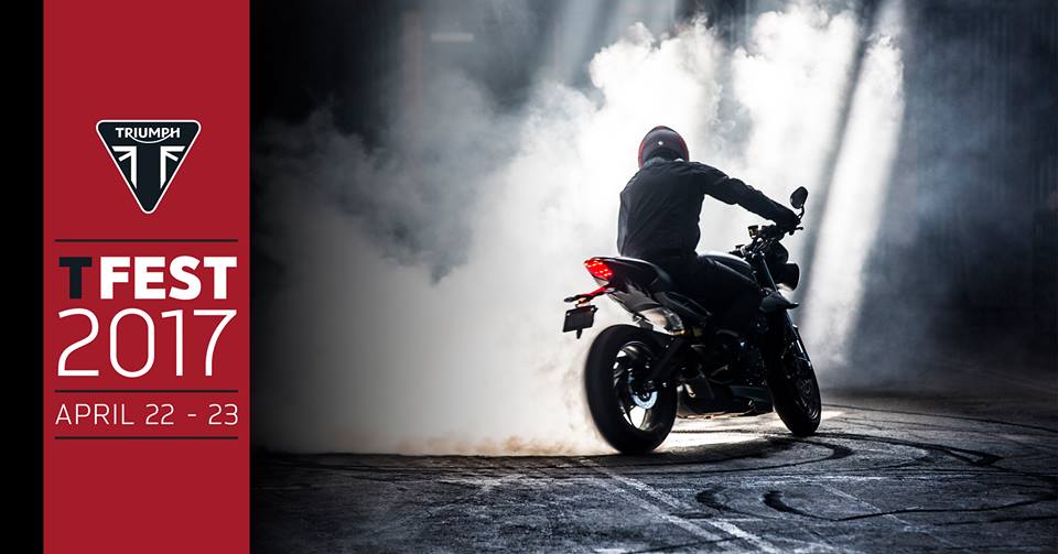 Triumph announces TFEST event for later this month