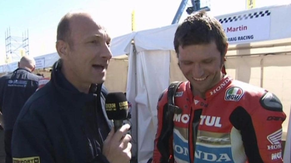 Video: Guy Martin says he’s only at the North West 200 to: “Get signatures. It’s a means to an end.”