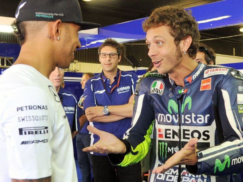Lewis Hamilton to visit Valentino Rossi’s Ranch