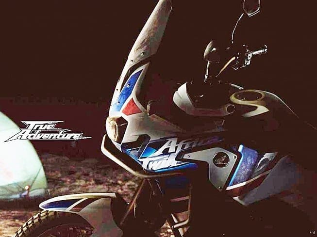 Here’s the first official pic of the 2018 Africa Twin Big Tank (it won’t be called that… should be, but won’t…)