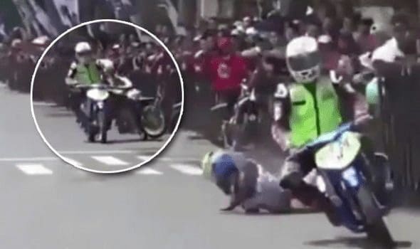 VIDEO: Racer gets run off the track and exacts revenge
