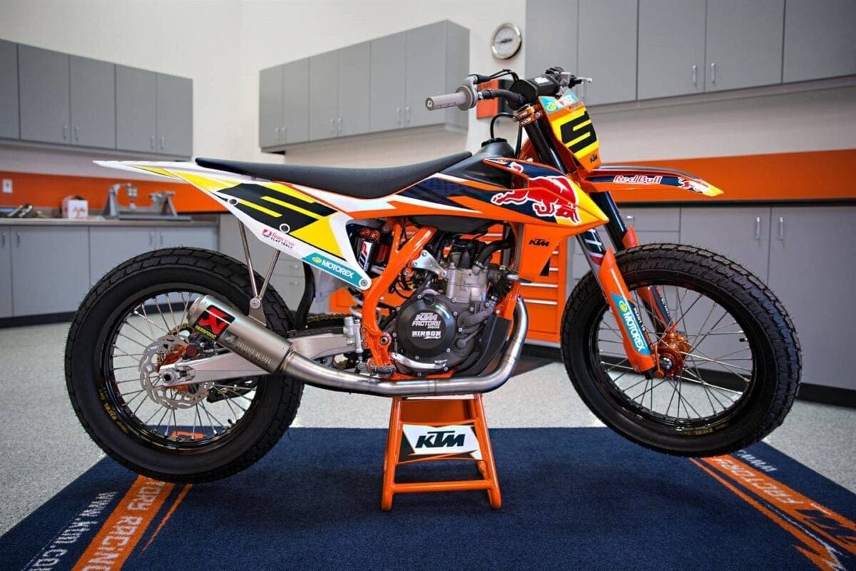 KTM going flat track racing NEXT YEAR!