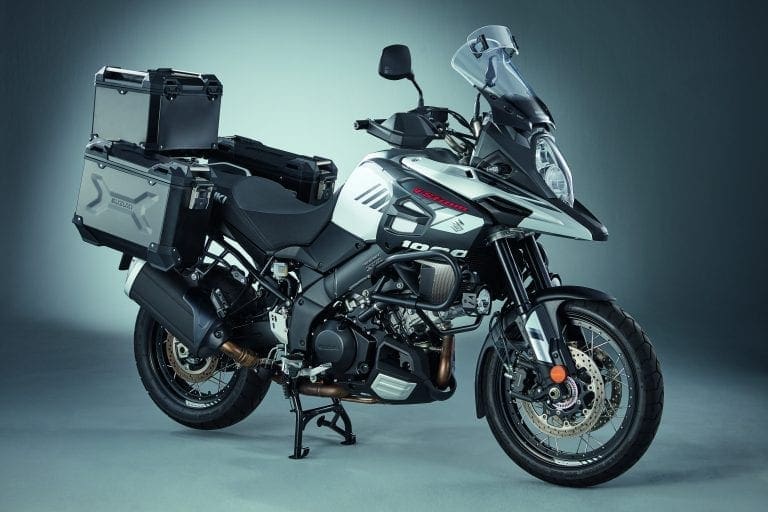SAVE SOME CASH: Over £300 off Suzuki’s new V-Strom 1000 aluminium luggage