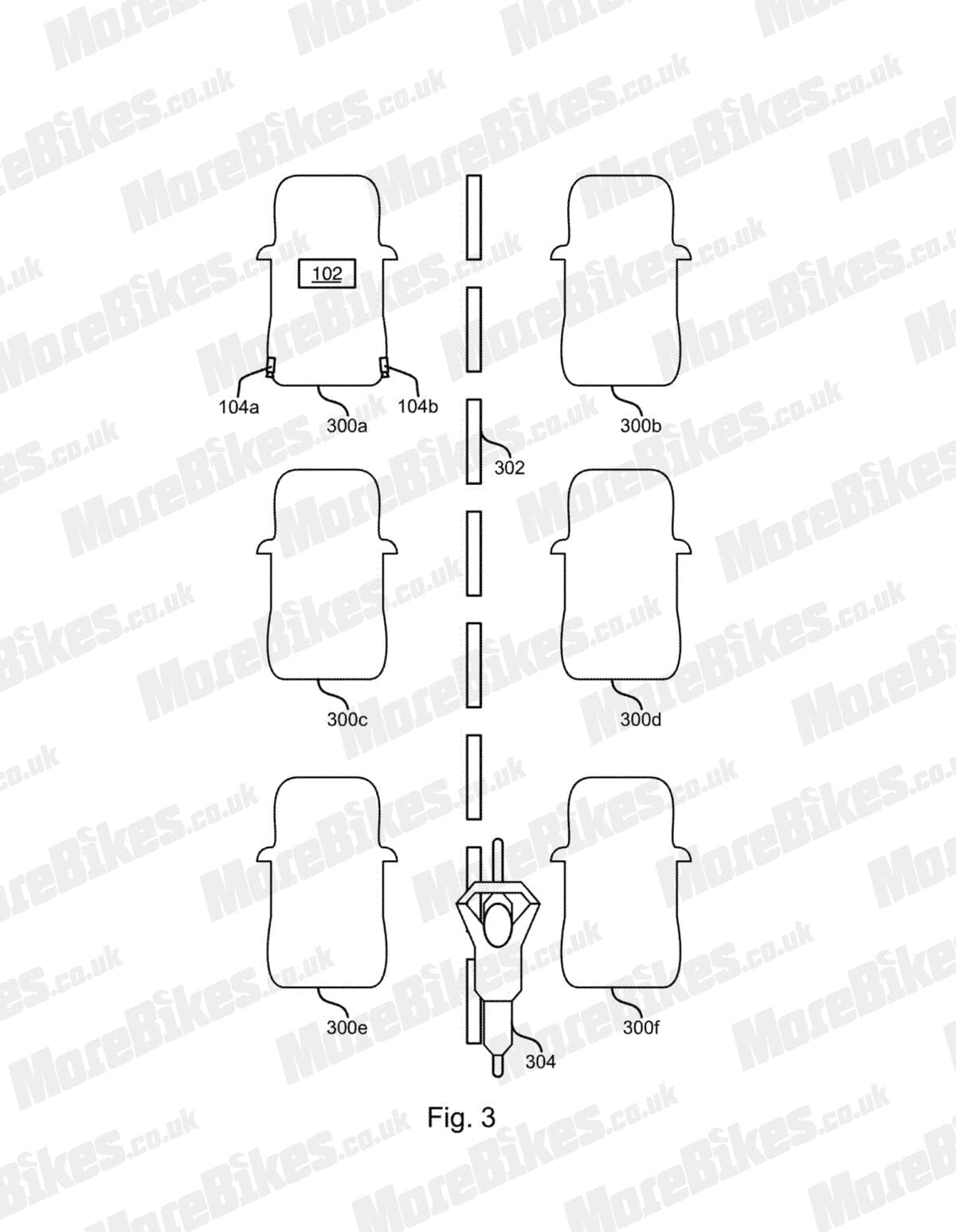 Ford invents cars that look for filtering motorcyclists and then stay out of their way automatically!