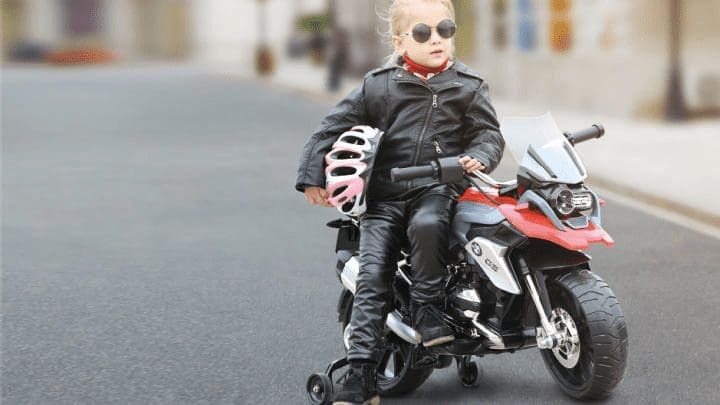 VIDEO: Start ‘em young. Miniature electric BMW GS for kids.