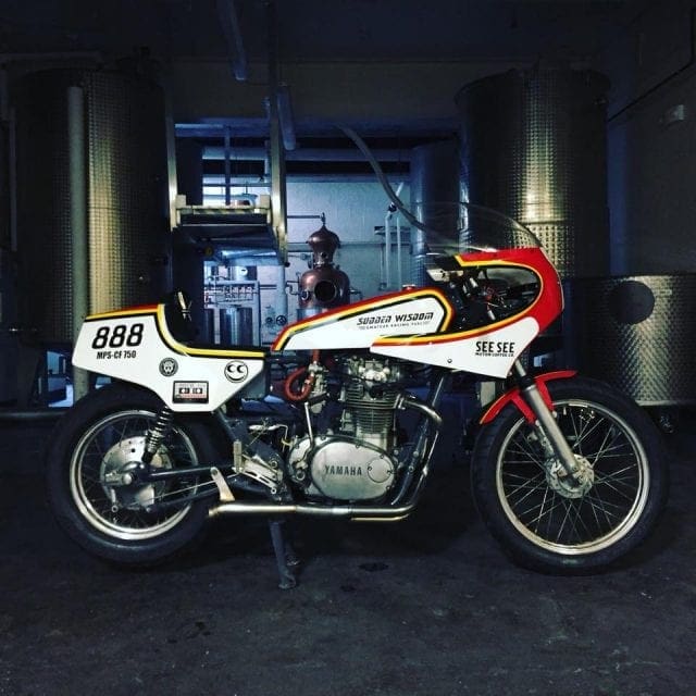 VODKA-powered Yamaha XS850 sets new SPEED RECORD at Bonneville