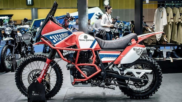 Royal Enfield’s Himalayan DAKAR EDITION concept.