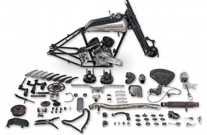 RECORD BREAKERS: Bonhams takes close to THREE AND A HALF MILLION POUNDS at Autumn Stafford Sale. 1925 Brough Superior sand-racer ‘project’ sells for £264,500.