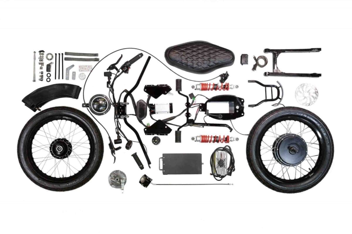 Build your own ELECTRIC Honda Cub. Conversion KIT from Shanghai Customs.